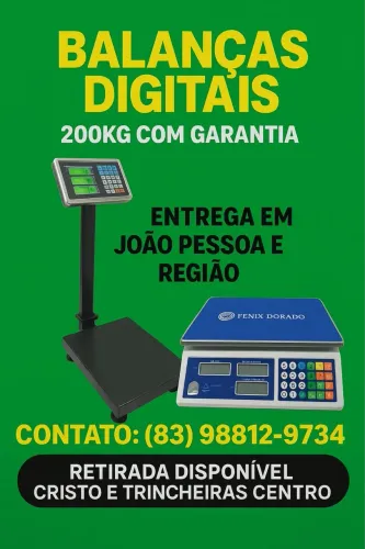 Balanças para comércio, entrega em João Pessoa e região