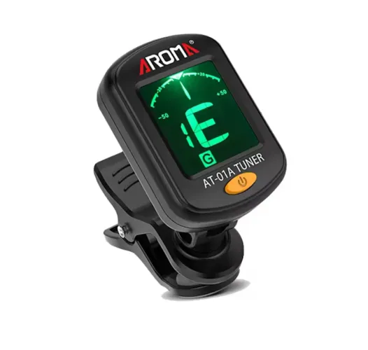 Afinador Digital para Instrumentos Musicais Aroma AT-01A