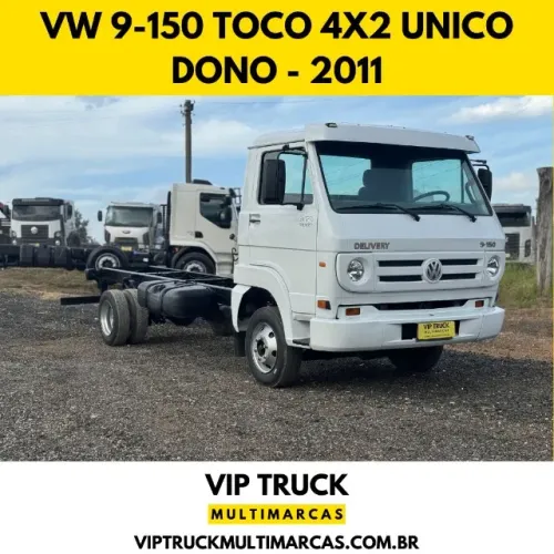 Volkswagen VW 9.150 motor Cummins Unico Dono caminhao 3/4 toco 4x2
