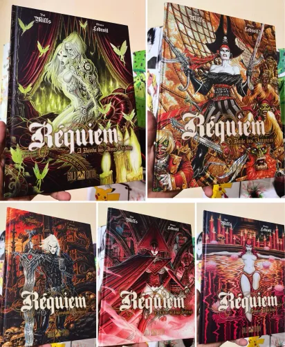 Réquiem 1 ao 5 pipoca e nanquim 