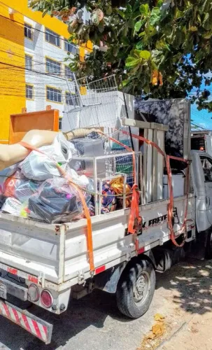 Frete e pequena mudança