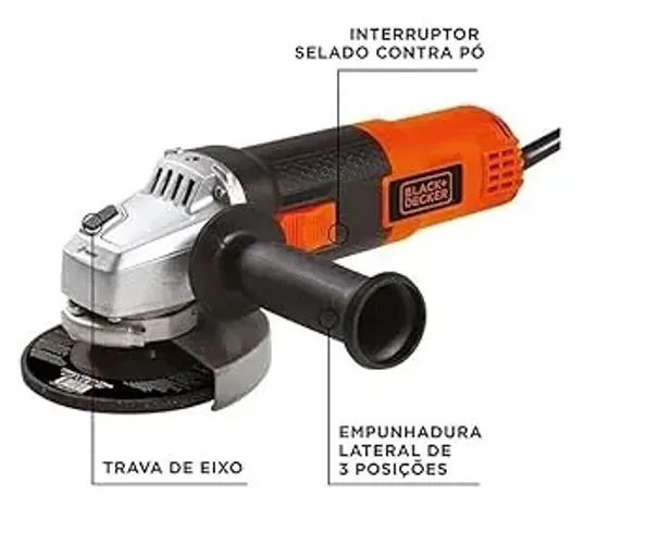 Esmerilhadeira Angular 115mm, Ferramenta com Potência de 920W G720x6D- (127V)