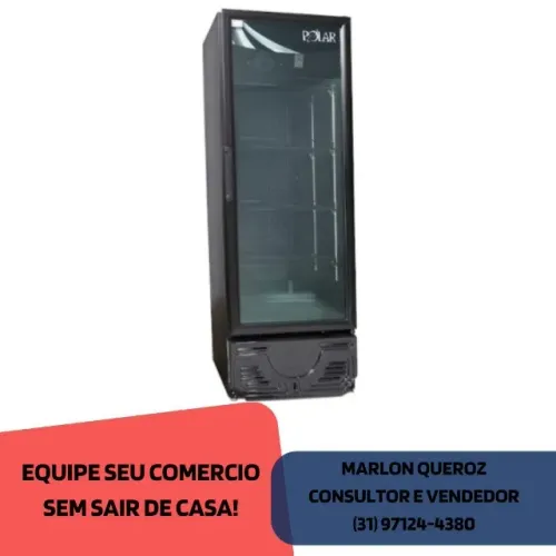 Expositor Refrigerado Polar 405L All Black 405 220V