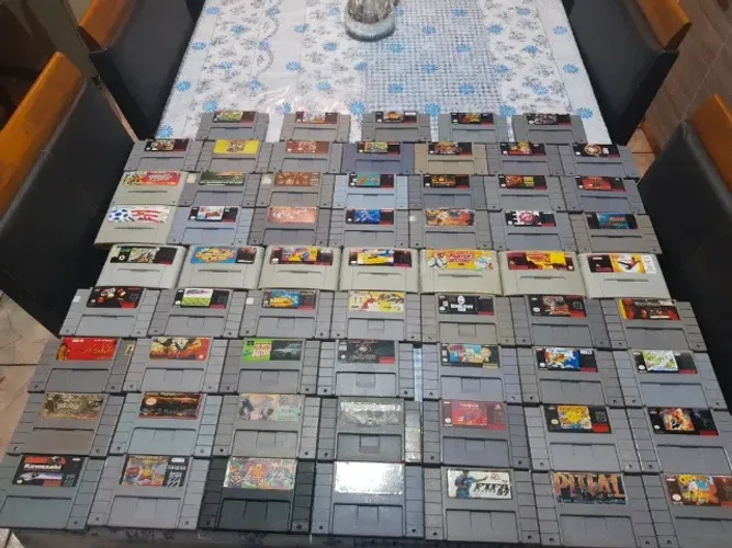Jogos super nintendo lista com preços na descrição