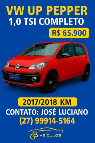 Volkswagen Up! Pepper 1.0 TSI L Flex 12V 5P 2018