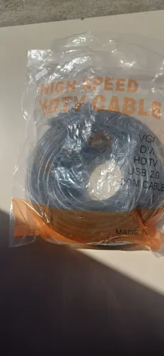 Cabo de Vídeo High Speed -  HDMI TV, USB 2.0 20 metros