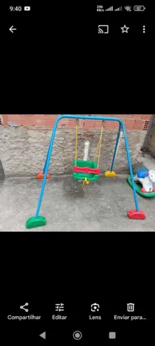 Balanço infantil para crianças