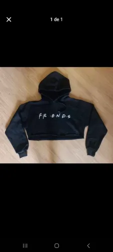 Moletom cropped série Friends P