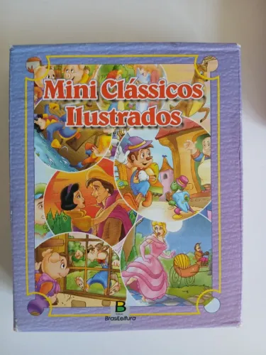 Livrinho Mini Clássicos Ilustrados Histórias Branca Crianças Literatura Infantil Menina