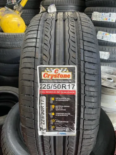 Pneu 225/50/17 Crystone remolde novo