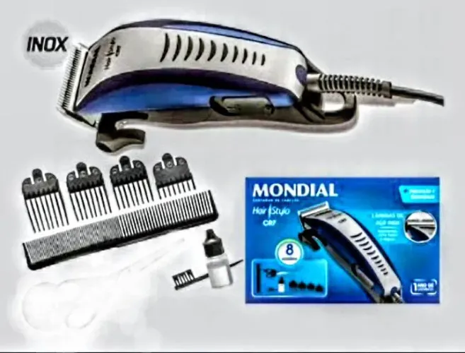 Máquina de cortar Cabelo Mondial Hair Stylo CR-07 - Novo