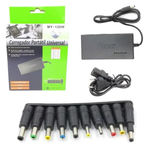 Fonte Universal Para Notebooks E Monitores - Videogames E Tv
