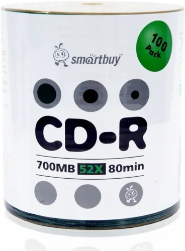 Midia Cd Smart buy 700 megas com logo azul