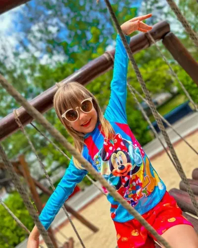 Blusa UV infantil 