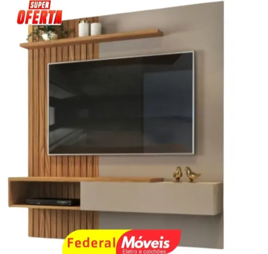 Painel para TV até 60 - Novo - Praticidade e Estilo em só Produto!