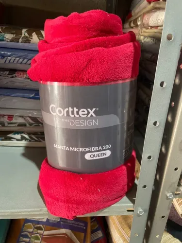Manta Microfibra Queen Corttex - Conforto e Qualidade