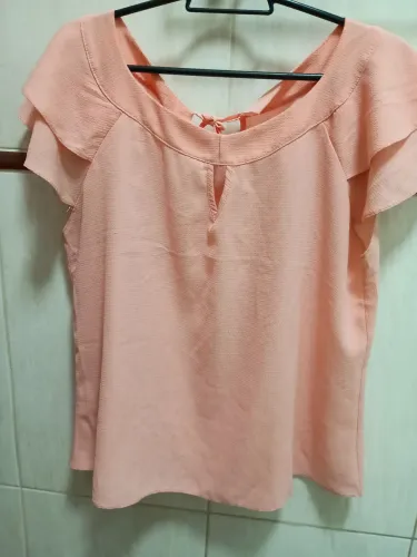Blusa cor pêssego tamanho G Praia Grande