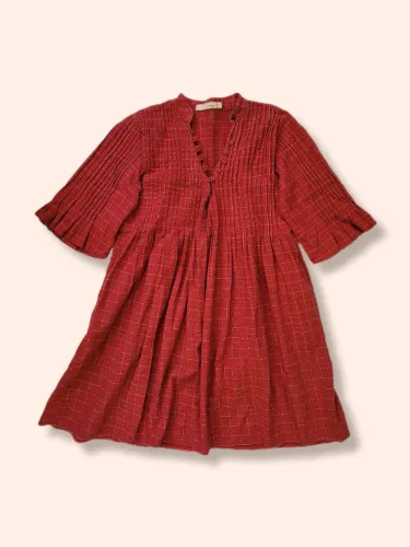 Vestido Vermelho Xadrez Dress To Festa Junina