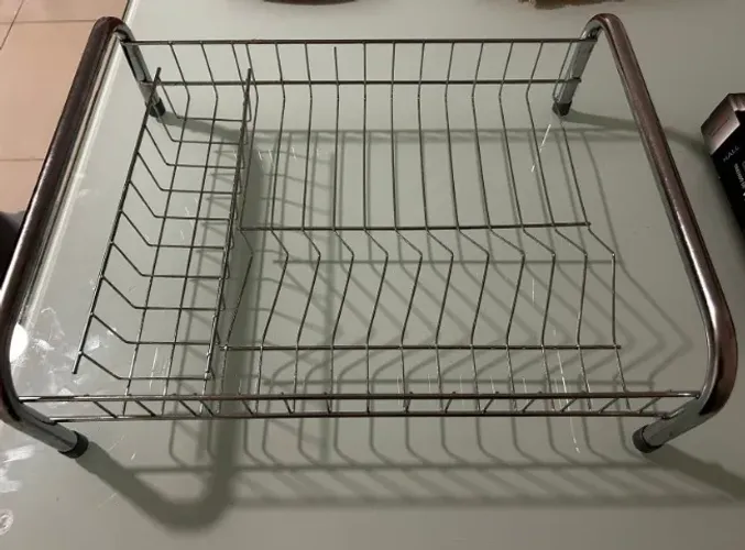 Escorredor de Pratos em inox - Super novo