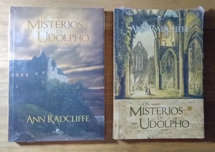 Os Mistérios de Udolpho. Volumes 1 e 2. Ann Radcliffe. LACRADOS!!!!