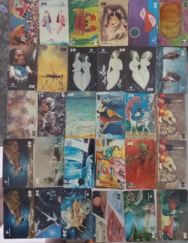 Lote de CARTÕES de telefone