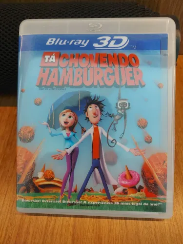 Blu-ray 3D / 2D Tá Chovendo Hambúrguer Filme