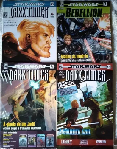 Lote quadrinhos star wars