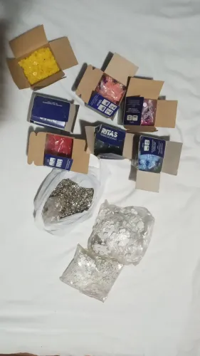 Lote botões pressão 