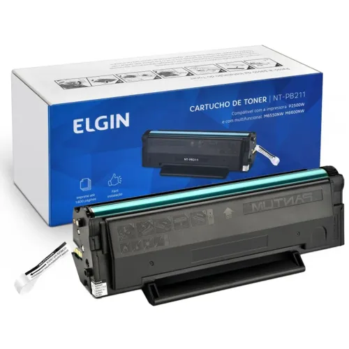 Cartucho Toner Elgin NT-PB211 Impressora P2500W M6550NW M6600NW