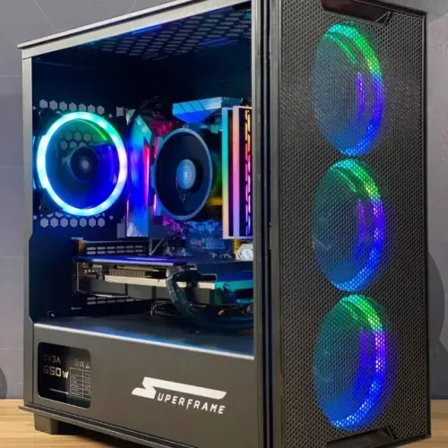 PC Gamer Novo RYZEN 5 + RX 580 + 1 ano de garantia e em até 12x