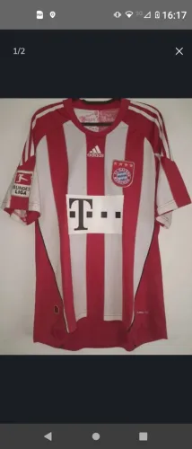 Camisa Bayern Munich 110 Anos #10 Robben Autografada Robben & Ribery Certificadai