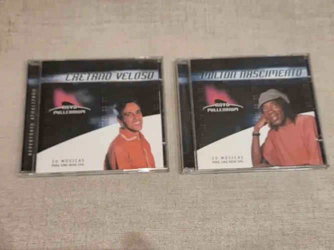 CDs Caetano Veloso e Milton Nascimento
