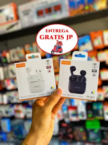 FONE DE OUVIDO BLUETOOTH TWS MODELO GOLD FN-B04