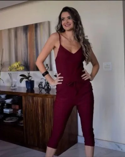 Macacão Marsala