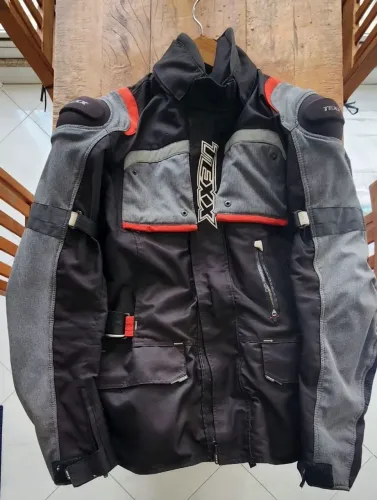 Jaqueta Motoqueiro Texx Armor Air-bag Edition Impermeável 4G-3XL