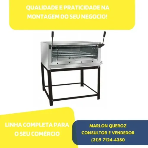 Forno Refratário Venâncio para Pizza Novo