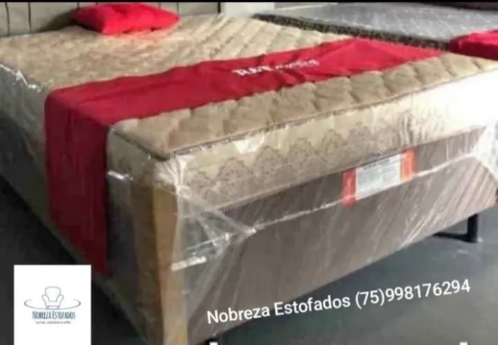 Cama box casal super luxo Premium direto da fábrica 