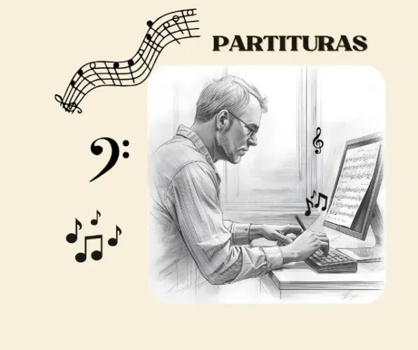 Partituras confecção de arranjos trancrição e outros