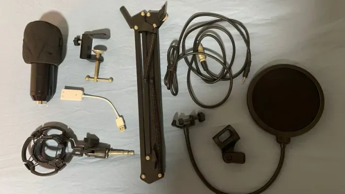 Kit microfone bm 800 completo