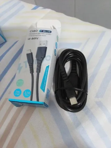 Cabo USB Micro 1 Metro 3.1A - IT Blue LE-849V