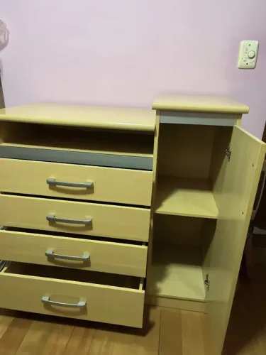 Cômoda marfim MDF