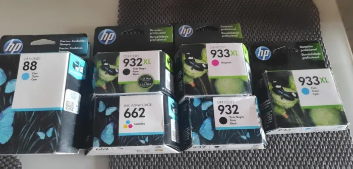 Cartuchos de tinta HP para impressoras Officejet e Ink Advantage