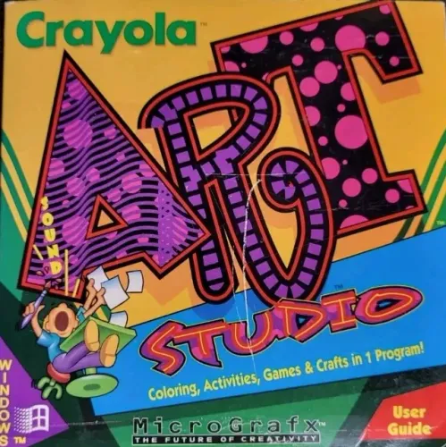 Estúdio de Arte Crayola - MicroGrafx - PC CD-ROM - 1994