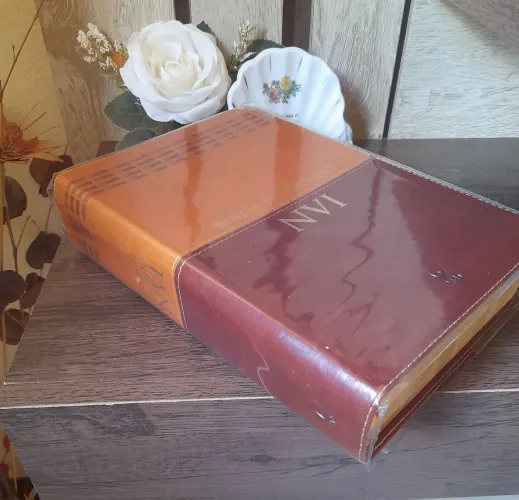 Bíblia de estudo nvi duotone (Simplesmente linda)