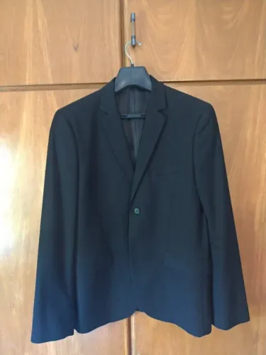 terno H&M slim fit preto novo
