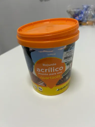 Rejunte acrílico quartzolit branco