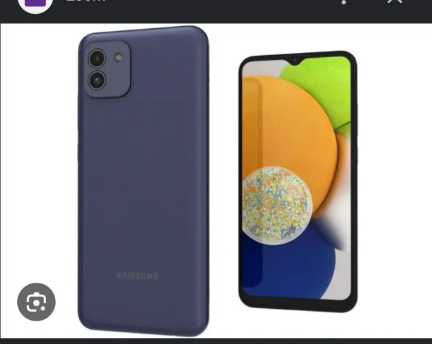 A03 64gb com problema na tela