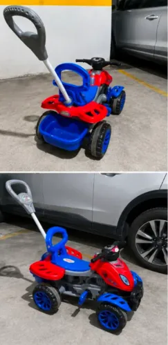 Carrinho infantil Homem Aranha