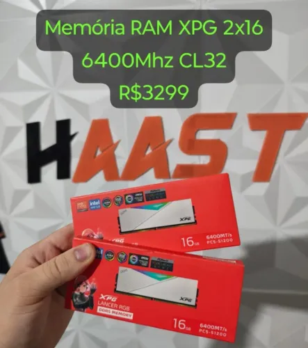 Memória Ram XPG 2x16 6400MHz CL32 [Nova]