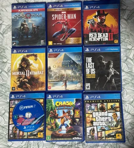 VENDO JOGOS DE PS4 - MÍDIA FÍSICA